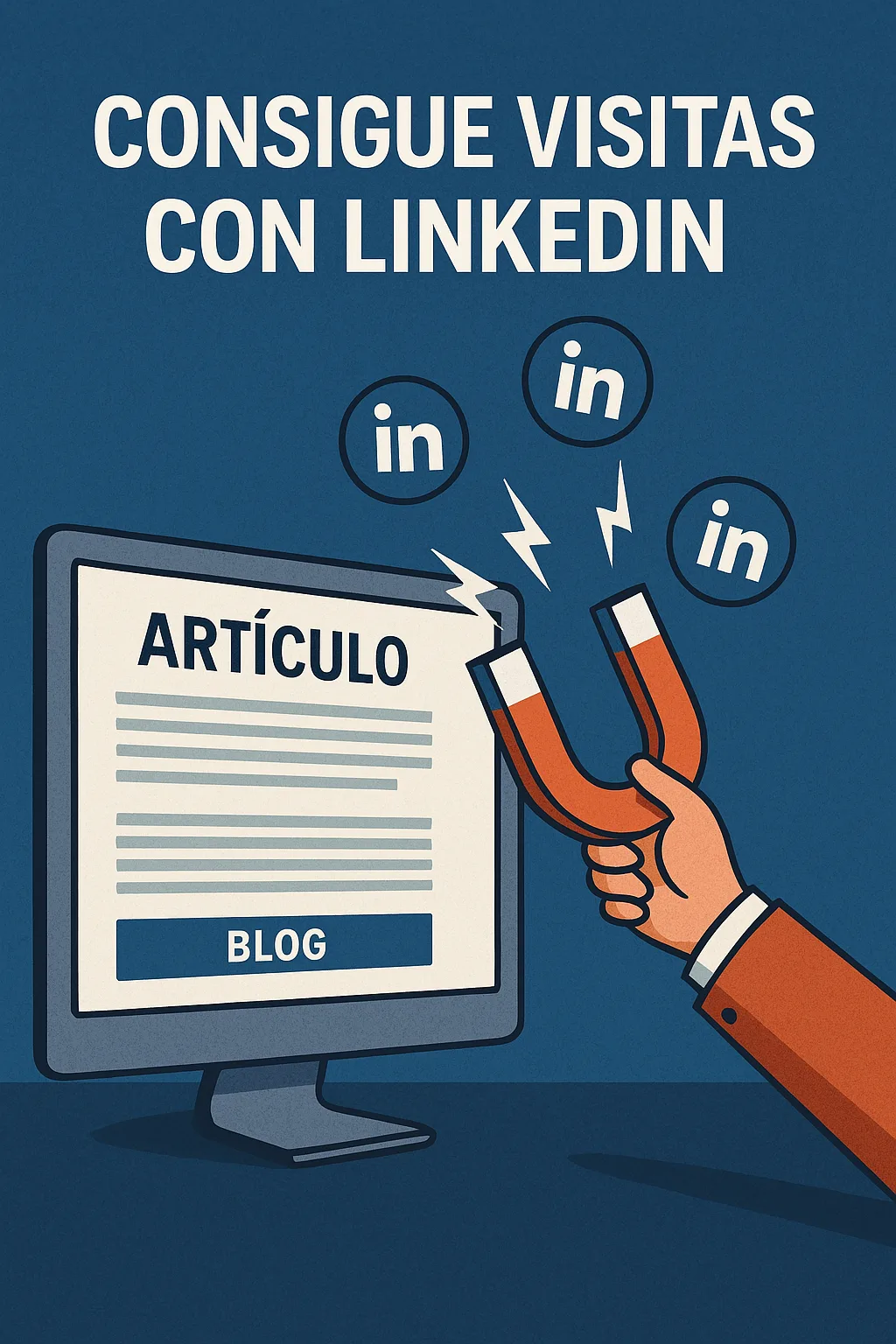 CONSIGUE VISITAS CON LINKEDIN