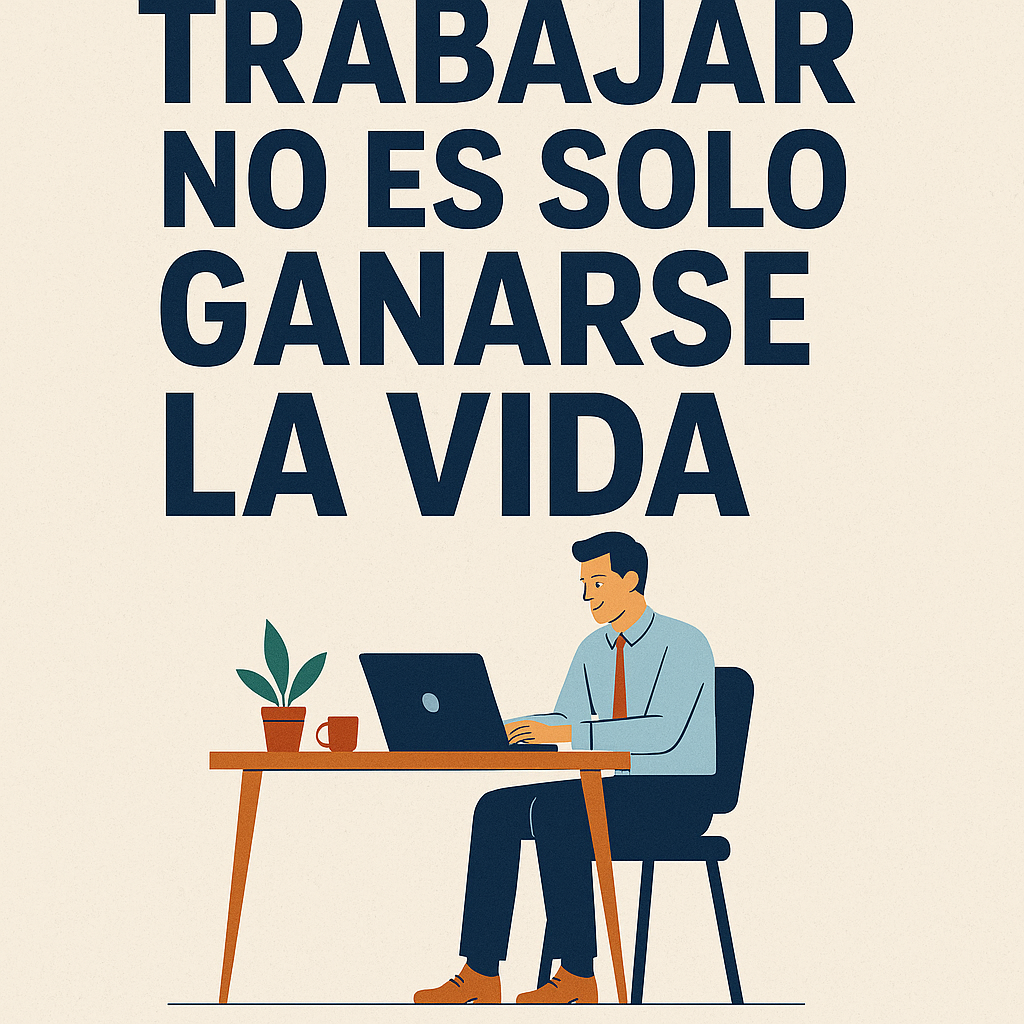 TRABAJAR NO ES SOLO GANARSE LA VIDA