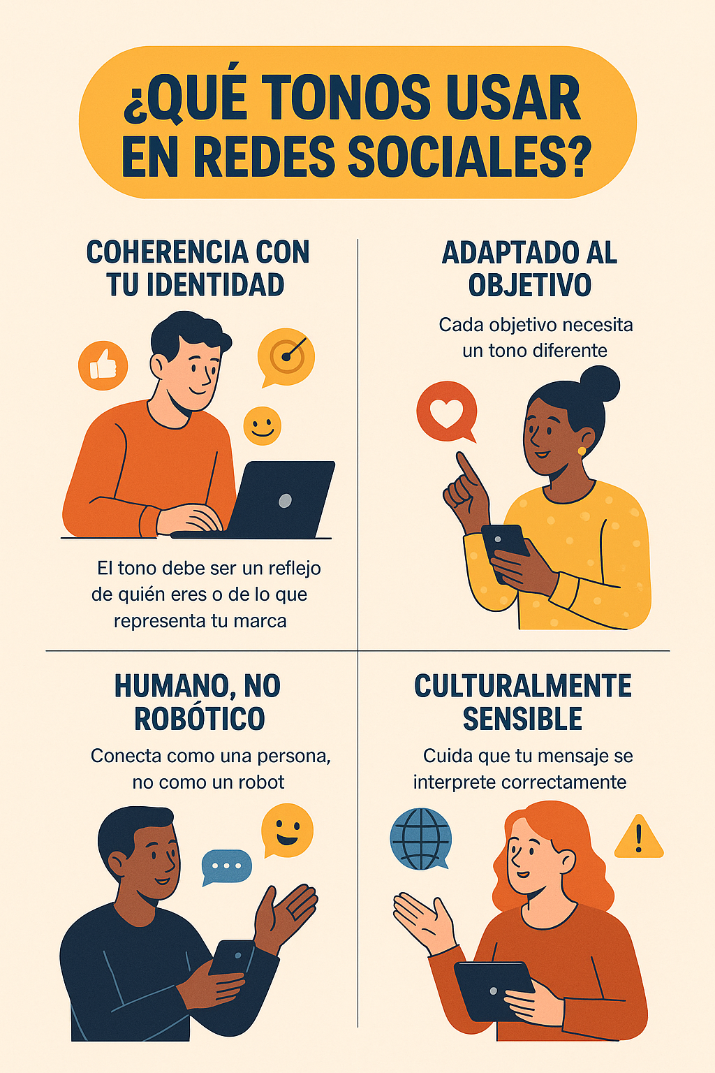 CUIDA EL TONO EN LAS REDES SOCIALES