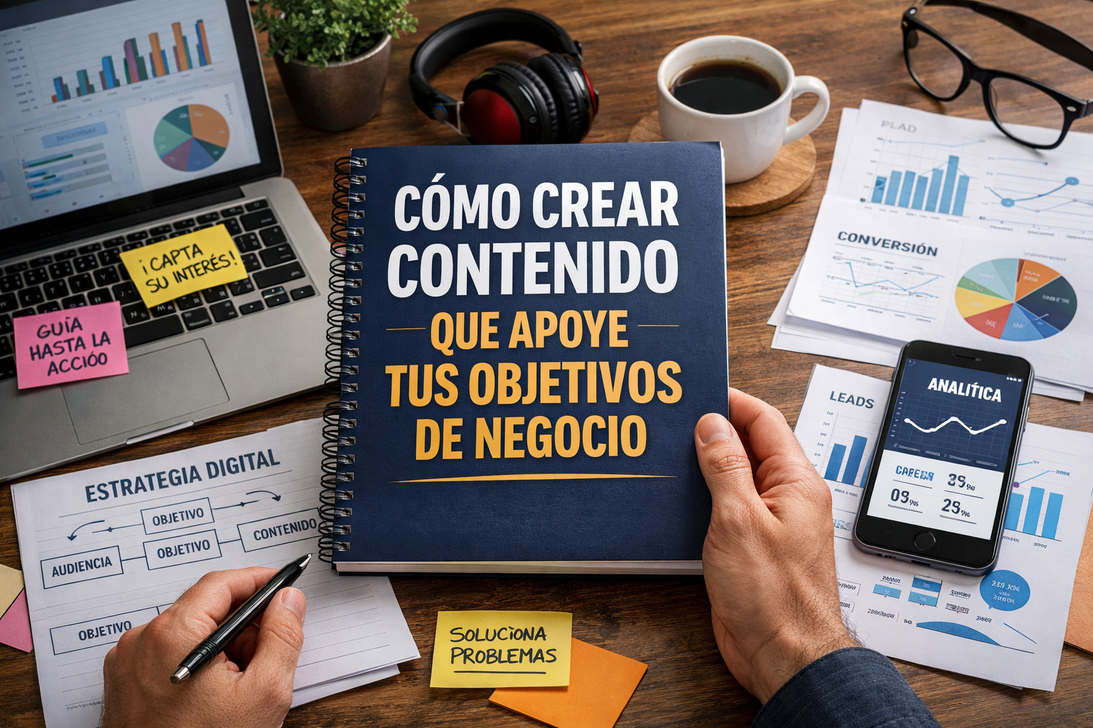 CÓMO CREAR CONTENIDO QUE APOYE TUS OBJETIVOS DE NEGOCIO
