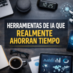 HERRAMIENTAS DE IA QUE REALMENTE AHORRAN TIEMPO