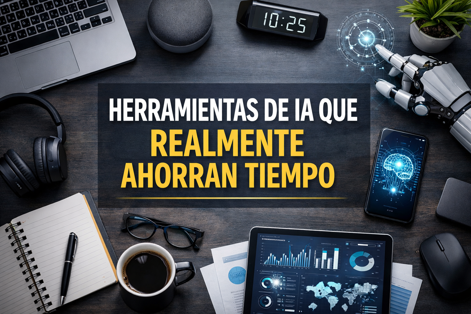 HERRAMIENTAS DE IA QUE REALMENTE AHORRAN TIEMPO