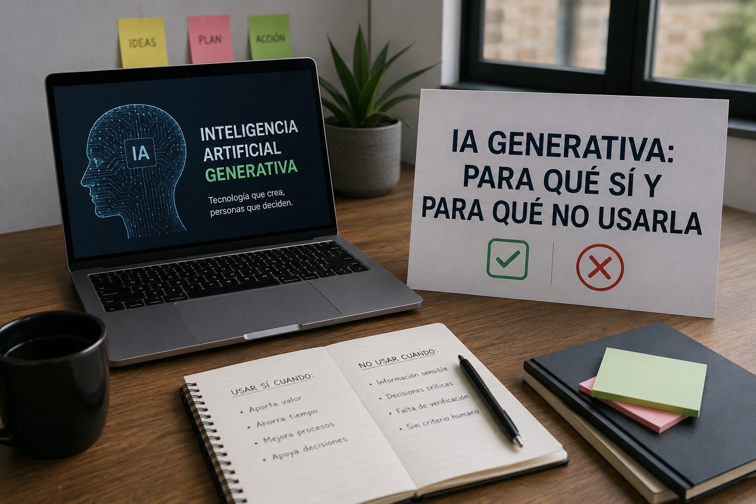 IA GENERATIVA: PARA QUÉ SÍ Y PARA QUÉ NO USARLA