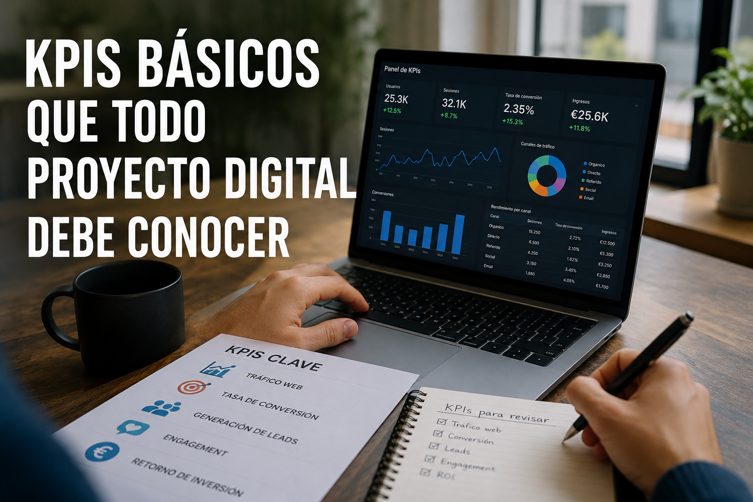 KPIS BÁSICOS QUE TODO PROYECTO DIGITAL DEBE CONOCER