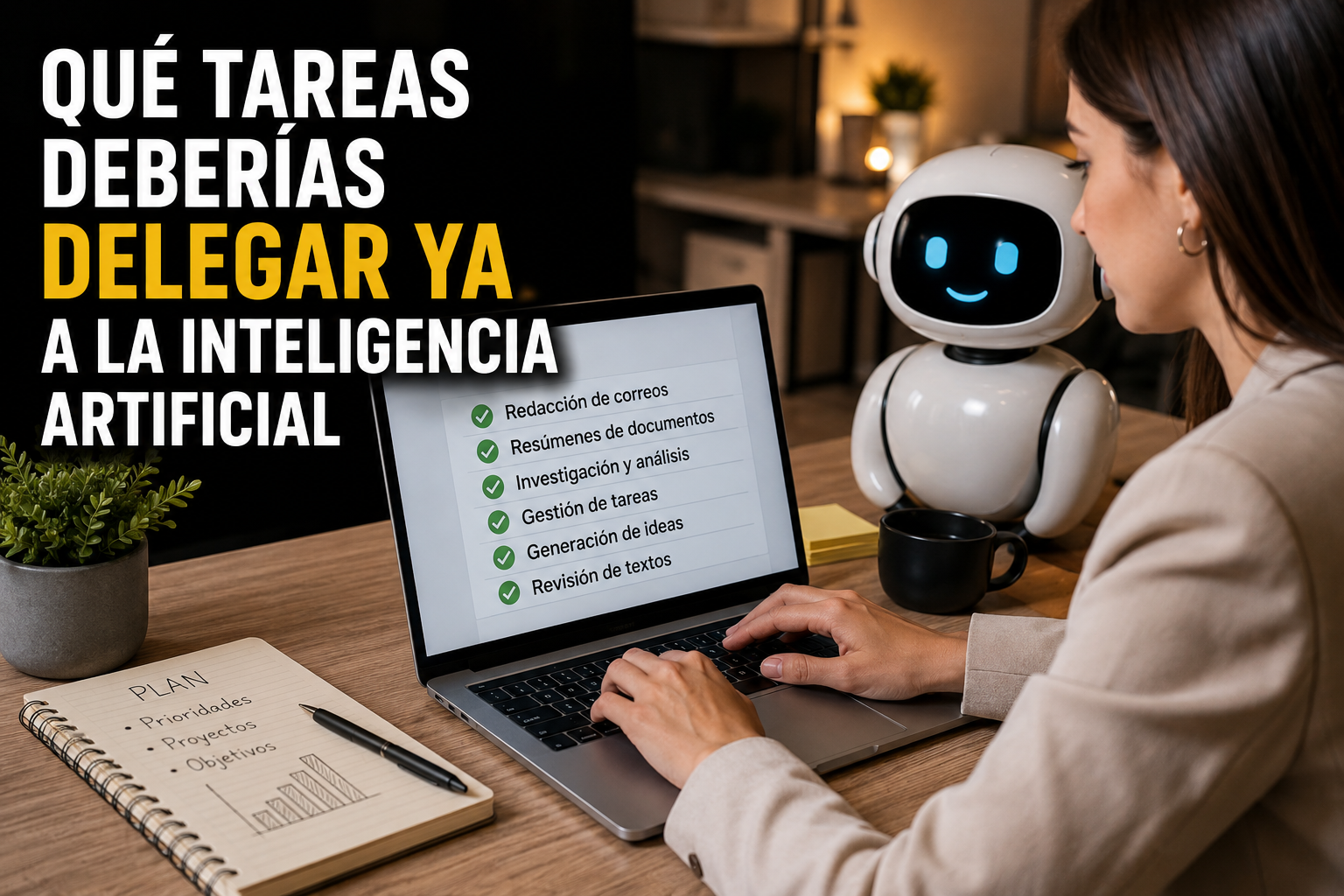 QUÉ TAREAS DEBERÍAS DELEGAR YA A LA INTELIGENCIA ARTIFICIAL