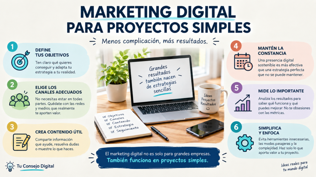 MARKETING DIGITAL PARA PROYECTOS SIMPLES