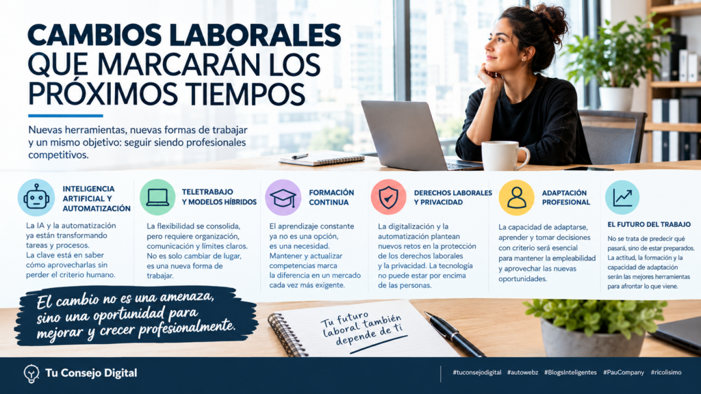 CAMBIOS LABORALES QUE MARCARÁN LOS PRÓXIMOS TIEMPOS